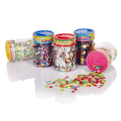 Cekiny Astra, Kółka Mix Błyszczące, 100g - 3